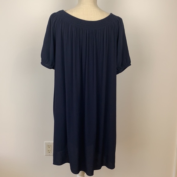 Loft Embroidered Swing Off Shoulder Dress - Picture 6 of 15